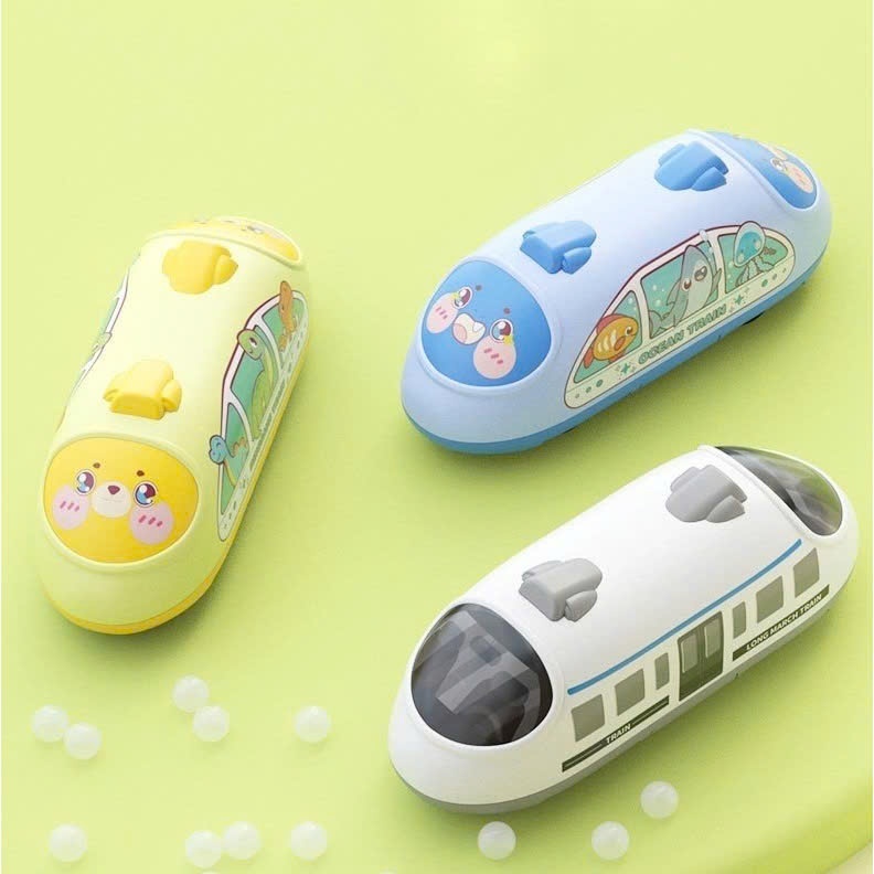 [❌GIÁ SỈ❌] Đồ chơi mô hình tàu cao tốc chạy cót cho bé, đồ chơi tàu hỏa xe lửa chạy cót không dùng pin 89060