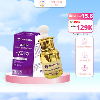 Serum - Nám trắng da Tía tô Tinh chất vàng