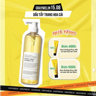 Dầu Tẩy Trang Hoa Cải Graymelin Vintage Canola Crazy Cleansing Oil