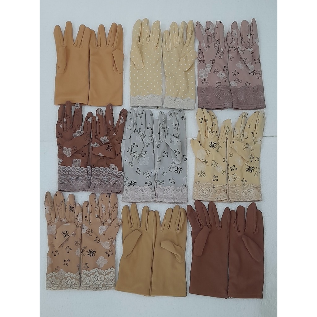 Găng tay Big size chống nắng 2 LỚP bao tay vãi thun 100% Cotton (CO GIÃN THOÁNG MÁT)