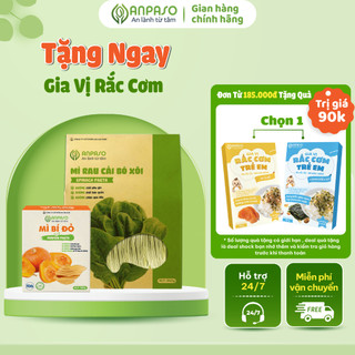 Mì Rau Củ Hữu Cơ Organic Anpaso - Mì Chay Spaghetti Cho Chế Độ Ăn Kiêng Giúp Giảm Cân Không Chiên Nóng
