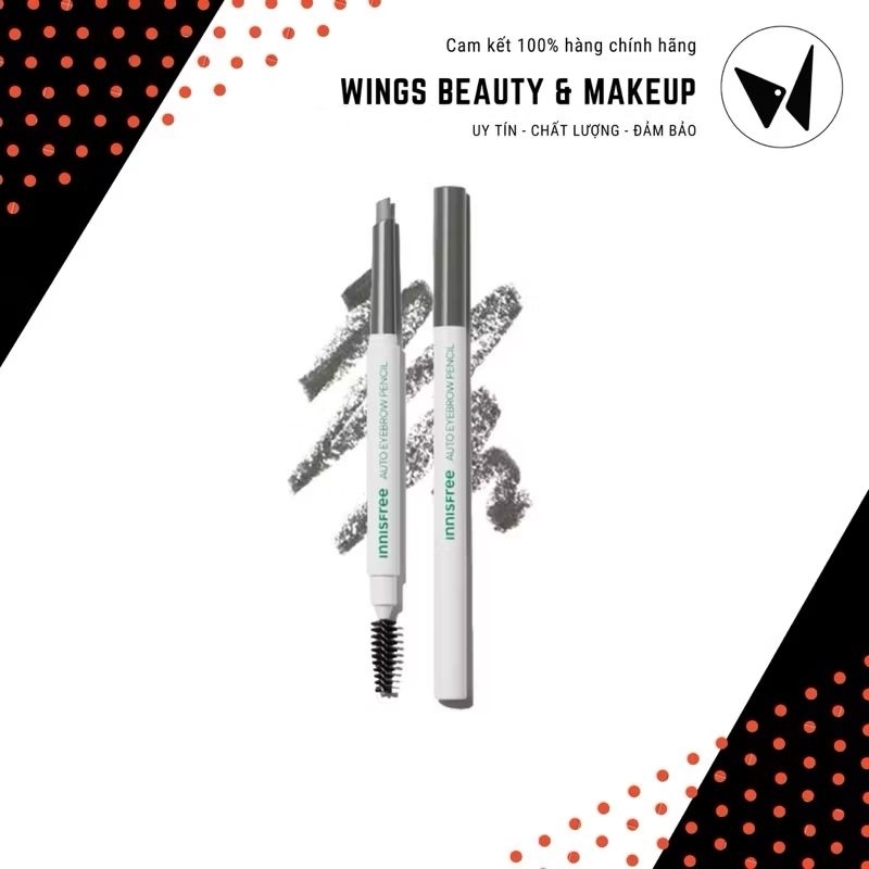 [HÀNG CTY] Chì kẻ mày Innisfree Auto Eyebrow Pencil