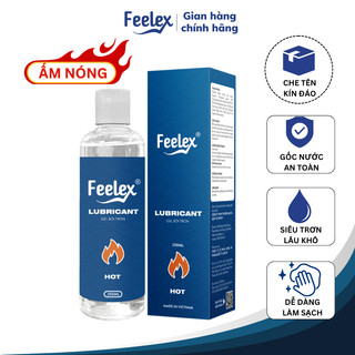 Gel bôi trơn quan hệ Feelex Lubricant mát lạnh, ấm nóng - lọ 250ml