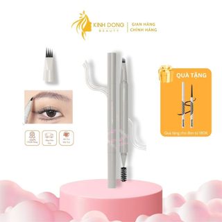 Veecci bút kẻ lông mày 2 trong 1 ba chiều chống thấm nước bền màu