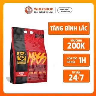 Sữa bột dinh dưỡng hỗ trợ tăng cân Mutant Mass 15Lbs (6.8kg) - WHEYSHOP VN