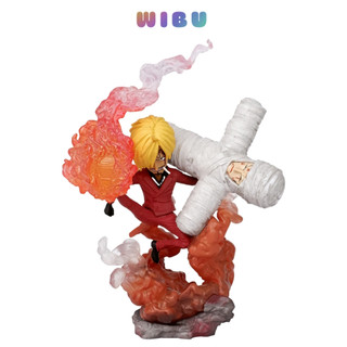 Mô hình onepiece sanji g5 chibi - cao 14cm - nặng 200gram - figure onepiece - có hộp màu