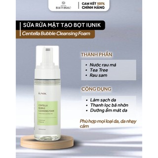 Sữa rửa mặt IUNIK CENTELLA BUBBLE CLEANSING FOAM