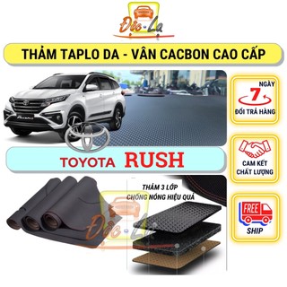 Thảm taplo Toyota Rush vân Cacbon 3 lớp cao cấp, chống nóng, bảo vệ ô tô hiệu quả