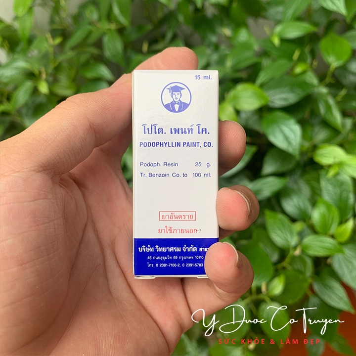 [CHÍNH HÃNG] - [CHE Tên] Podophylin -Thái Lan Đánh Bay Sùi Mào Gà Mụn Cơm Mụn Cóc Không Tái Phát