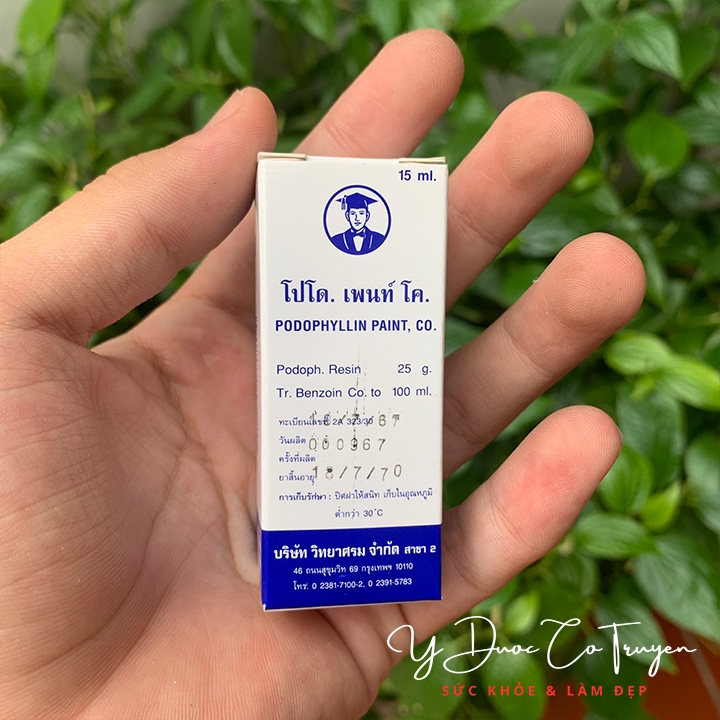 [CHÍNH HÃNG] - [CHE Tên] Podophylin -Thái Lan Đánh Bay Sùi Mào Gà Mụn Cơm Mụn Cóc Không Tái Phát