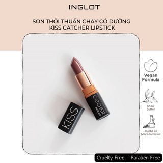 Son dưỡng thuần chay có màu căng bóng môi Kiss Catcher Lipstick Inglot 4.5g