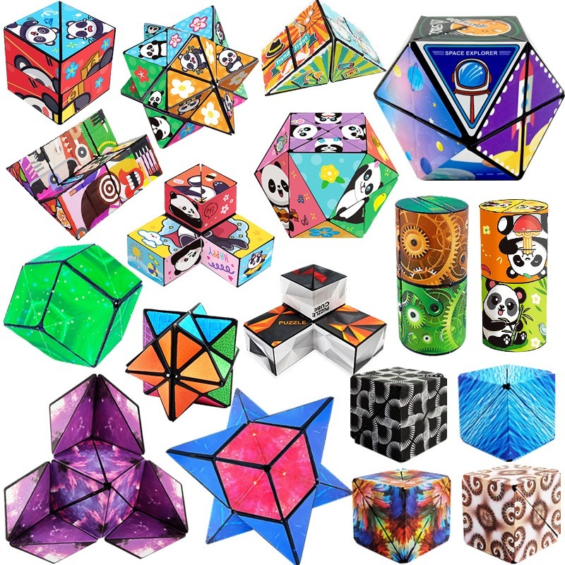 Đồ Chơi Rubik 3D Thay Đổi Hình Dáng / Khối Lập Phương Ma Thuật Giúp Phát Triển Tư Duy Cho Bé 89058