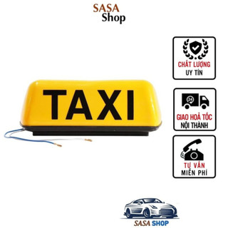 Mào taxi hút nam châm có đèn led gắn nóc ô tô, 28cm và 35cm