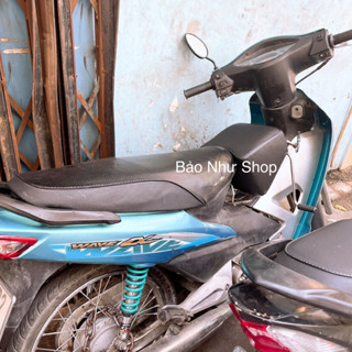 Ghế nệm nối yên xe số có gác chân cho bé(xe Wave, Sirius, Dream, Cub, Jupiter, Future, Blade, Alexo.....)