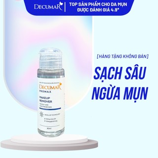Nước tẩy trang sạch sâu dịu nhẹ cho da dầu mụn Decumar Promax 30ml - HN0537