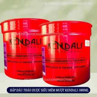 HẤP DẦU THẢO DƯỢC MỀM MƯỢT KENDALI 1000ML MÀU ĐỎ