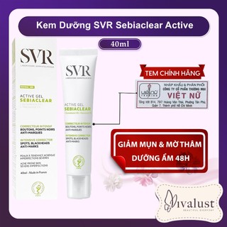 Kem Dưỡng SVR Active Gel Sebiaclear 40ml - Giảm Mụn Và Loại Bỏ Dầu