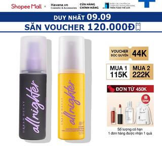 Xịt khoá nền urban decay makeup setting spray chiin beauty