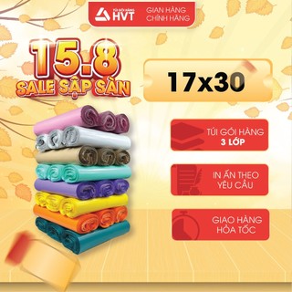 [100 Túi] Túi gói hàng 17*30cm NHUAHVT đóng hàng chuyển phát nhanh
