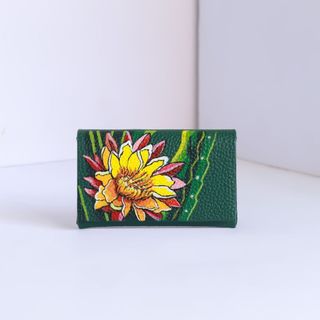 Ví name card n03 - ví đựng thẻ, tiền mini - ví da ponagar handmade