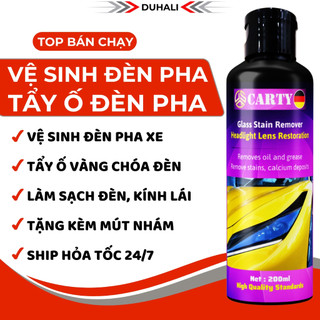 Đánh bóng đèn pha ôtô - tẩy ố đèn pha ôtô - đánh bóng đèn pha, vệ sinh, làm sạch chóa đèn xe - carty