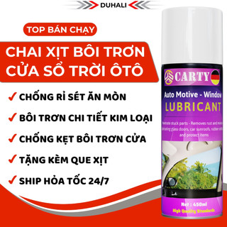 Xịt bôi trơn cửa kính ô tô - xịt bảo dưỡng ô tô - xịt dầu bôi trơn cửa kính, bản lề cánh cửa rỉ sét