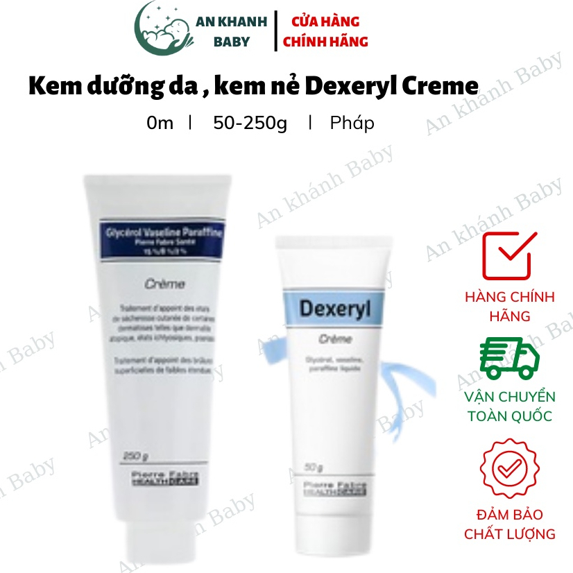 Kem dưỡng da,kem nẻ Dexeryl Creme/Glycerol Pháp