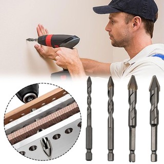 Mũi Khoan Đa Năng Chuyên Gạch Men Cứng, Mũi khoan đa năng 4 cạnh chuyên dụng khoan gạch men, đá hoa cương, kính, tường