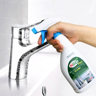 Tẩy cặn canxi nhà tắm HGO PLUS làm sạch vòi sen inox, vách kính, bồn sứ an toàn tiện lợi hiệu quả chai 500ml