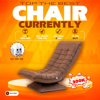Ghế mặt trăng, ghế lười ghế tựa lưng, ghế xoay 360 độ khung thép carbon chắc chắn, ghế tựa ngồi bệt