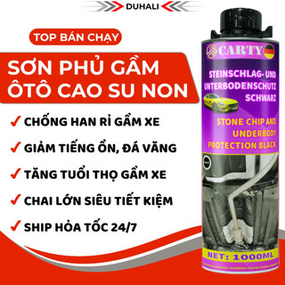 Sơn Phủ Gầm ÔTô - Sơn Phủ Gầm - Xịt Cao Su Non - Chống Rỉ Sét, Chống Nước Tiếng Ồn CARTY 1000ML