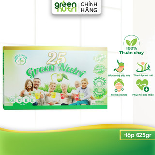 [NHẬP KHẨU 100%] Sữa Hạt Ngũ Cốc 25 Green Nutri Thành Phần 25 Loại Hạt Đậu - Dạng Hộp 625gr (25 Gói)