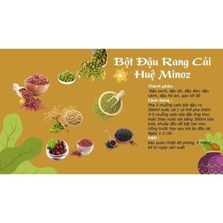 Bột ngũ cốc rang củi thủ công dinh dưỡng 7 loại hạt