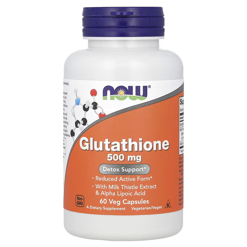 US NOW Glutathione Giảm Glutathione 250mg 60 Viên nang thực vật Glutathione