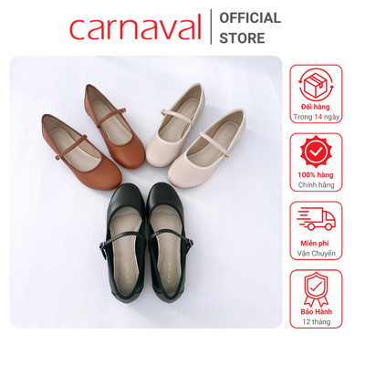 Giày Búp Bê Nữ Carnaval Có Quai Siêu Xinh, Siêu Thanh Lịch Phù Hợp Đi Chơi ĐI Làm -VS44