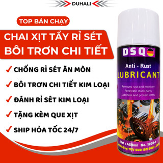 Chai xịt tẩy rỉ sét - tẩy rỉ sét kim loại - dầu chống rỉ - bôi trơn, làm sạch chi tiết kim loại