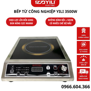 Bếp từ công nghiệp fest và yili 3500w bếp điện từ công suất lớn phiên bản tiếng việt tiết kiệm điện. bảo hành 12 tháng