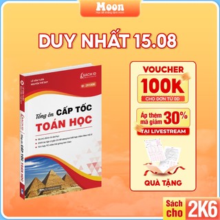 Sách tổng ôn toán học lớp 12 ôn thi thpt quốc gia và luyện thi đánh giá năng lực bản mới nhất