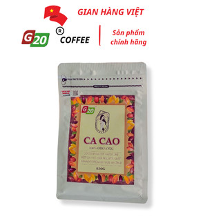 Bột cacao organic nguyên chất 250gr - g20 coffee