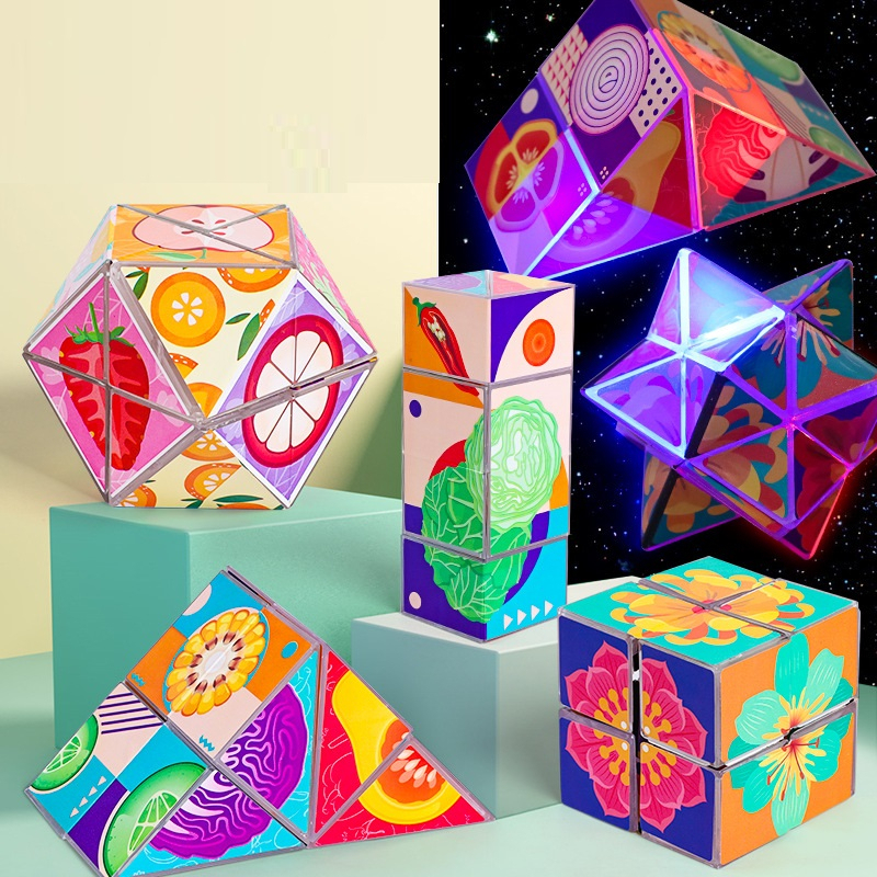 Đồ Chơi Khối Rubik Biến Thể 3D Thay Đổi Hình Dạng Độc Đáo Giúp Phát Triển Trí Sáng Tạo Cho Bé 89058 