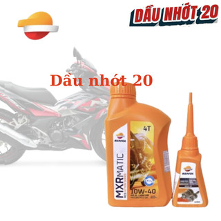 COMBO Nhớt Xe Tay Ga Repsol Matic 10W40 Và Nhớt Lap Hộp Số Repsol 120ml