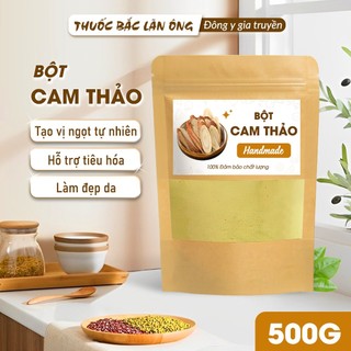 Bột cam thảo nguyên chất 500g dưỡng trắng cơ thể - Lãn Ông