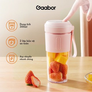 [xả kho màu ngẫu nhiên] Máy xay sinh tố cầm tay 300ml Gaabor GF-M03D nhỏ gọn pin sạc cổng USB tiện lợi