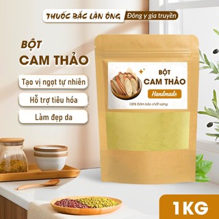 Bột cam thảo nguyên chất 1kg dưỡng trắng cơ thể - Lãn Ông