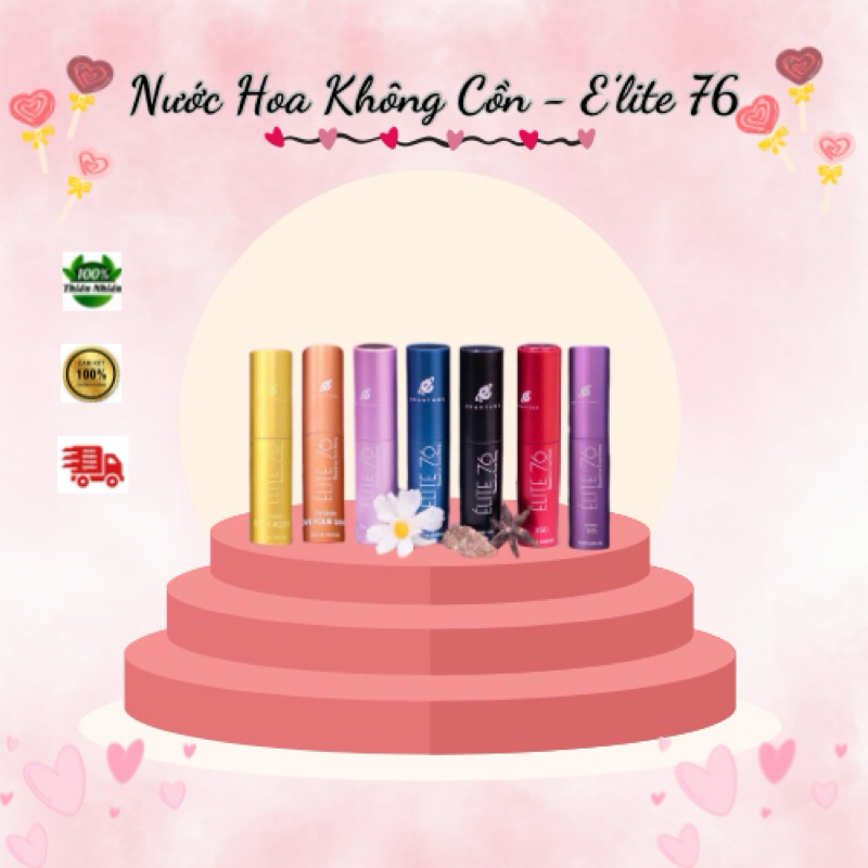 Nước hoa không cồn ELITE 76 (lưu hương 10-12 tiếng) Mùi hương sang trọng, đẳng cấp, quyến rũ