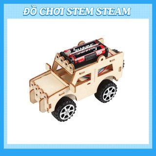 Đồ chơi stem/steam - xe jeep- đồ chơi giáo dục khoa học