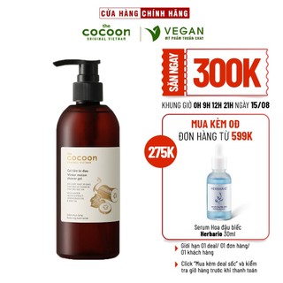 Gel tắm bí đao Cocoon 310ml (winter melon shower gel) - VEGAN - Mỹ phẩm thuần chay