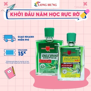 Combo dầu khuynh diệp Eagle Brand Eucalyptus Oil Plus+ + dầu khuynh diệp Eagle Brand Eucalyptus Oil