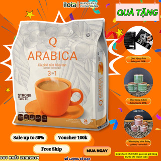 Cà phê ARABICA sữa hòa tan 3in1 Trần Quang uống liền 24 gói