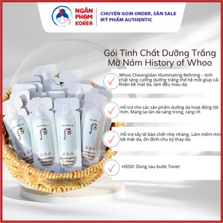 Tinh chất dưỡng trắng Whoo Cheongidan Illuminating Refining Essence